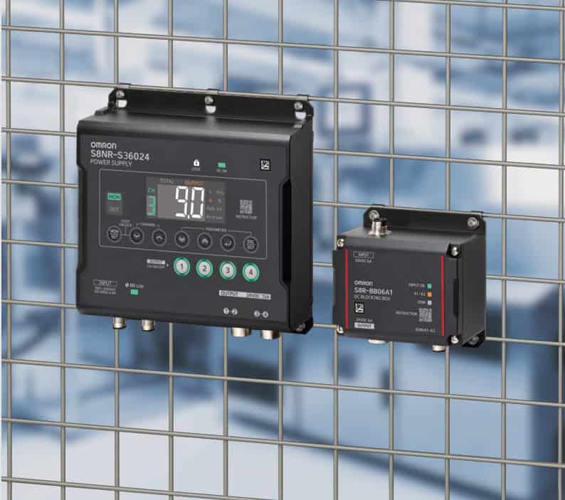 OMRON S8NR Series is an IP67 rated industrial power supply
